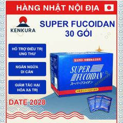 Super Fucoidan Xanh Hỗ Trợ U Bướu - Hộp 30 Gói Nước Từ Nhật Bản, Tăng Cường Sức Khỏe Tự Nhiên, Giảm Mệt Mỏi