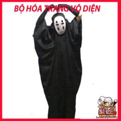 Bộ Trang Phục Cosplay Vô Diện Spirited Away Hayao Miyazaki cho Trẻ Em và Người Lớn - Áo Choàng, Mặt Nạ, Găng Tây Thú Vị