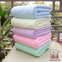 ```[MIỄN PHÍ VẬN CHUYỂN] Bộ 5 khăn tắm thời trang xuất xứ Nhật Bản kích thước 140x70cm màu sắc ngẫu nhiên```