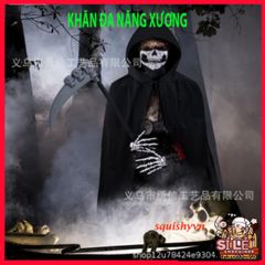 Khăn Phượt Đa Năng Trùm Đầu Bịt Mặt Chống Nắng Chống Bụi Hoa Văn Xương Cho Người Thích Mạo Hiểm và Hoạt Động Ngoài Trời