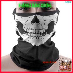 Khăn Phượt Đa Năng Trùm Đầu Bịt Mặt Chống Nắng Chống Bụi Hoa Văn Xương Cho Người Thích Mạo Hiểm và Hoạt Động Ngoài Trời