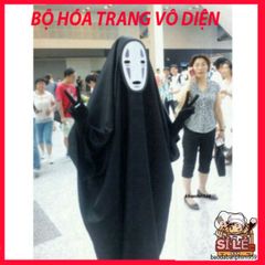 Bộ Trang Phục Cosplay Vô Diện Kaonashi - Hóa Trang Hayao Miyazaki Spirited Away Cho Trẻ Em & Người Lớn, Đồ Chơi Hóa Trang Anime