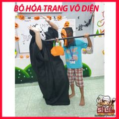 Trang phục Vô Diện Kaonashi Halloween/Cosplay - Bộ đồ Anime Spirited Away cho người lớn và trẻ em, chất liệu cao cấp, tiện lợi.