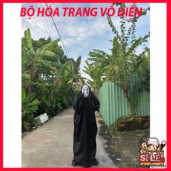 Trang phục Vô Diện Kaonashi Halloween/Cosplay - Bộ đồ Anime Spirited Away cho người lớn và trẻ em, chất liệu cao cấp, tiện lợi.