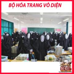 Trang phục Vô Diện Kaonashi Halloween/Cosplay - Bộ đồ Anime Spirited Away cho người lớn và trẻ em, chất liệu cao cấp, tiện lợi.