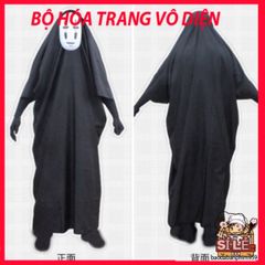 Bộ trang phục cosplay Vô Diện Halloween cho trẻ em - Hóa trang Spirited Away, phong cách bí ẩn và độc đáo cho bé trai gái