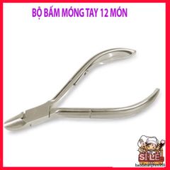 Bộ Bấm Móng Tay 12 Món Aulyshop - Dụng Cụ Chăm Sóc Móng Hoàn Hảo, Bao Gồm Kéo Cắt Lông Mũi, Kìm Cắt Da, Máy Nặn Mụn