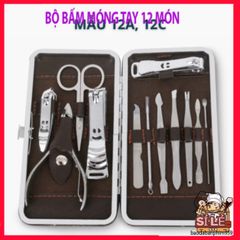Bộ Dụng Cụ Làm Móng Tay Móng Chân 12 Món Thép Không Gỉ Sandrine BMT2 - Chăm Sóc Cá Nhân Cao Cấp Tại Nhà