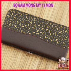 Bộ Dụng Cụ Chăm Sóc Móng Tay 12 Món Đa Năng Bằng Inox Cao Cấp - Bộ Cắt Móng Sang Trọng Tiện Lợi Tại Nhà