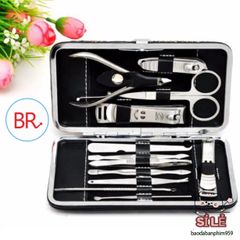 Bộ Dụng Cụ Làm Nail Chuyên Nghiệp 12 Món - Dụng Cụ Cắt Móng Tay Cao Cấp, Tiện Lợi Tại Nhà, Quà Tặng Ý Nghĩa