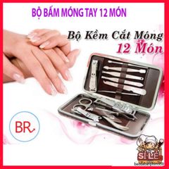 Bộ Dụng Cụ Làm Nail Chuyên Nghiệp 12 Món - Dụng Cụ Cắt Móng Tay Cao Cấp, Tiện Lợi Tại Nhà, Quà Tặng Ý Nghĩa