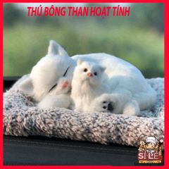 Thú Bông Khử Mùi Than Hoạt Tính - Đồ Trang Trí Ô Tô Dễ Thương, Giải Pháp Lọc Không Khí Trong Nhà và Xe Hơi