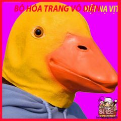Mặt Nạ Con Vịt Vàng DUCK - Phụ Kiện Hóa Trang Độc Đáo Cho Halloween, Trung Thu, Tiệc Tùng, Video TikTok, Tiệc Hóa Trang