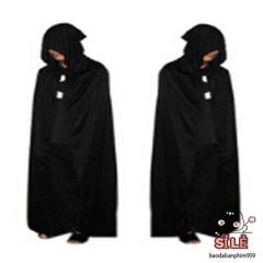 Bộ Trang Phục Thần Chết Halloween - Y Phục Ma Quái Đen Trắng Cho Nam Nữ Với Họa Tiết Xương Đầu Lâu Thời Thượng