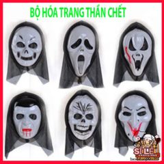 Mặt Nạ Thần Chết Scream Halloween - Phụ Kiện Hóa Trang Kinh Dị Độc Đáo Chất Lượng Cao, Sẵn Sàng Bén Nhạy trong Tiệc Tùng