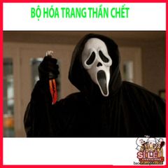 Mặt Nạ Thần Chết Scream Halloween - Phụ Kiện Hóa Trang Kinh Dị Độc Đáo Chất Lượng Cao, Sẵn Sàng Bén Nhạy trong Tiệc Tùng