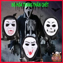 Mặt Nạ Thần Chết Scream Halloween - Phụ Kiện Hóa Trang Kinh Dị Độc Đáo Chất Lượng Cao, Sẵn Sàng Bén Nhạy trong Tiệc Tùng