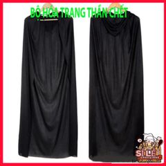 Bộ Trang Phục Thần Chết Halloween - Y Phục Ma Quái Đậm Chất Mỹ Cho Nam Nữ, Gồm Mặt Nạ và Găng Tay - Lựa Chọn Hoàn Hảo Cho Tiệc Hóa Trang