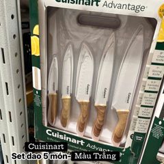 Bộ dao Cuisinart Advantage 11 món cao cấp - Dao phủ ceramic chống dính và thớt nhựa tiện lợi - Dụng cụ bếp an toàn và bền đẹp
