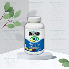 Viên Uống Bổ Mắt Ocuvite 50+ - Hỗ Trợ Thị Lực, Duy Trì Sức Khỏe Mắt - Chai 150 Viên, Thực Phẩm Chức Năng