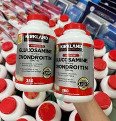 Viên Uống Bổ Xương Khớp Kirkland Glucosamine Chondroitin 1500mg - Hỗ Trợ Sức Khỏe Xương Khớp, 280 Viên Mỹ Chính Hãng