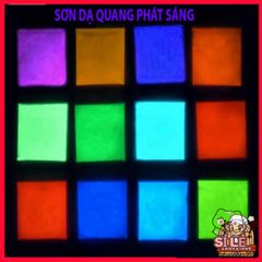 Bột màu dạ quang siêu sáng 10g - 12 màu sắc phát sáng mạnh mẽ cho trang trí không gian, nghệ thuật và sự kiện rực rỡ.