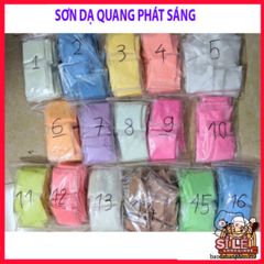 Bột Dạ Quang Mịn 10gr - Trang Trí Sa Bàn, Tiểu Cảnh, DIY Phát Sáng Huyền Diệu, Màu Sắc Độc Đáo cho Không Gian Sống