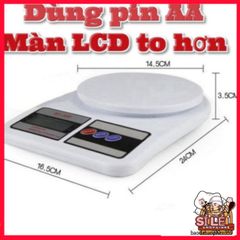 Cân Điện Tử Mini Để Bàn Cao Cấp - Đo Lường Chính Xác Đến Từng Gram, Tối Đa 7kg, Thích Hợp Cho Gia Đình, Văn Phòng, Du Lịch