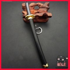 Móc Khóa Kiếm Katana Zoro One Piece - Kim Loại Titan Chống Gỉ, Quà Tặng Độc Đáo Cho Fan Anime