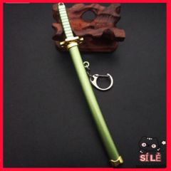Móc Khóa Kiếm Katana Zoro One Piece - Kim Loại Titan Chống Gỉ, Quà Tặng Độc Đáo Cho Fan Anime