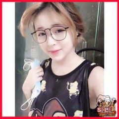 Mắt Kính Ngố Nobita - Kính Tròn Phong Cách Thầy Bói Thời Trang Nam Nữ - Phụ Kiện Kiểu Dáng Hàn Quốc Kèm Kẹp Tóc Xinh Đẹp