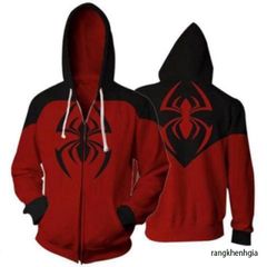 Áo Khoác 3D Hình Siêu Anh Hùng Spider-Man Marvel - Phong Cách Độc Đáo Có Mũ, Kích Thước Lớn cho Fans  Marvel
