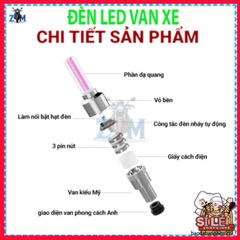 Bộ 2 Đèn LED Gắn Bánh Xe Đạp Xe Máy - Đèn Neon Phát Sáng Nắp Van An Toàn và Thời Trang cho Chuyến Đi Ban Đêm