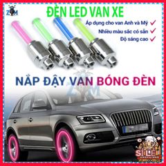 Bộ 2 Đèn LED Gắn Bánh Xe Đạp Xe Máy - Đèn Neon Phát Sáng Nắp Van An Toàn và Thời Trang cho Chuyến Đi Ban Đêm