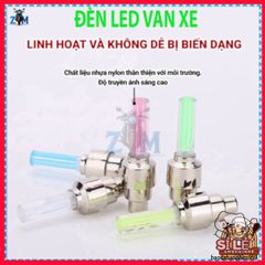 Bộ 2 Đèn LED Gắn Bánh Xe Đạp Xe Máy - Đèn Neon Phát Sáng Nắp Van An Toàn và Thời Trang cho Chuyến Đi Ban Đêm