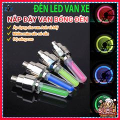 Bộ 2 Đèn LED Gắn Bánh Xe Đạp Xe Máy - Đèn Neon Phát Sáng Nắp Van An Toàn và Thời Trang cho Chuyến Đi Ban Đêm