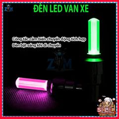 Bộ 2 Đèn LED Gắn Bánh Xe Đạp Xe Máy - Đèn Neon Phát Sáng Nắp Van An Toàn và Thời Trang cho Chuyến Đi Ban Đêm