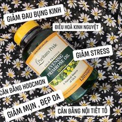 Tinh Dầu Hoa Anh Thảo Puritan's Pride 1300mg - Hỗ Trợ Cân Bằng Nội Tiết Tố Nữ và Làm Đẹp Da, Giảm Triệu Chứng Tiền Kinh Nguyệt
