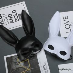Mặt Nạ Thỏ Bunny Tai Dài - Phụ Kiện Thời Trang Cho Tiệc Hóa Trang Halloween và Trung Thu, Độc Đáo và Quyến Rũ