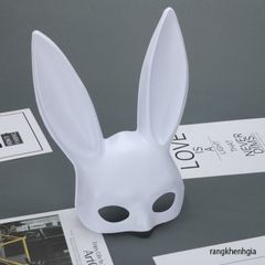 Mặt Nạ Thỏ Bunny Tai Dài - Phụ Kiện Thời Trang Cho Tiệc Hóa Trang Halloween và Trung Thu, Độc Đáo và Quyến Rũ