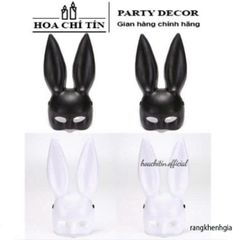 Mặt Nạ Thỏ Bunny Tai Dài Dễ Thương - Phụ Kiện Hóa Trang Halloween, Ăn Mừng và Biểu Diễn Nghệ Thuật - Phiên Bản 2024