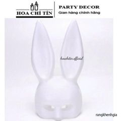 Mặt Nạ Thỏ Bunny Tai Dài Dễ Thương - Phụ Kiện Hóa Trang Halloween, Ăn Mừng và Biểu Diễn Nghệ Thuật - Phiên Bản 2024