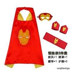 Áo Choàng Halloween Hai Lớp Ultraman Cho Trẻ Em - Trang Phục Siêu Anh Hùng Thú Vị cho Bé - Đạo Cụ Hóa Trang Chất Lượng Cao
