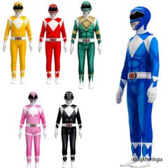 Trang Phục Cosplay Power Rangers Áo Liền Quần Cho Trẻ Em và Người Lớn - Đồ Hoá Trang Siêu Anh Hùng Độc Đáo, Tiệc Tùng, Halloween