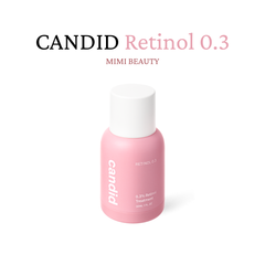 Tinh Chất Retinol 0.3% Candid - Serum Chống Lão Hóa, Nguyên Liệu Tự Nhiên Cải Thiện Kết Cấu Da, 30ml