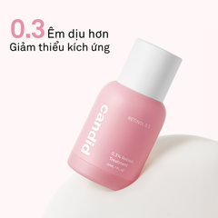 Tinh Chất Retinol 0.3% Candid - Serum Chống Lão Hóa, Nguyên Liệu Tự Nhiên Cải Thiện Kết Cấu Da, 30ml