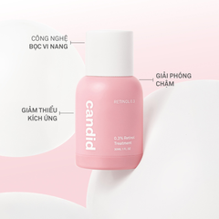 Tinh Chất Retinol 0.3% Candid - Serum Chống Lão Hóa, Nguyên Liệu Tự Nhiên Cải Thiện Kết Cấu Da, 30ml