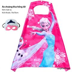Áo Choàng Siêu Nhân 3D Full HD Kèm Mặt Nạ – Trang Phục Halloween Cho Trẻ Em, Cosplay Nhân Vật Siêu Anh Hùng Nổi Tiếng