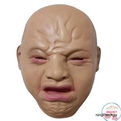 Mặt Nạ EM BÉ KHÓC Halloween - Phiên Bản Đặc Biệt Đức từ TikTok, Đồ Hóa Trang 3D Cho Cosplay và Tiệc Halloween