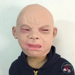 Mặt Nạ EM BÉ KHÓC Halloween - Phiên Bản Đặc Biệt Đức từ TikTok, Đồ Hóa Trang 3D Cho Cosplay và Tiệc Halloween